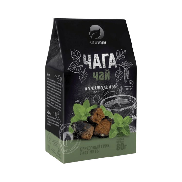 Obrázek Čaga čaj s mátou peprnou - 80 g - Alteya