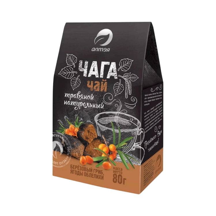 Obrázek Čaga čaj s rakytníkem sypaný - 80 g - Alteya