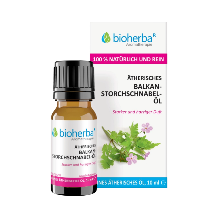 Obrázek Éterický olej z kakostu balkánského - 10 ml - Bioherba