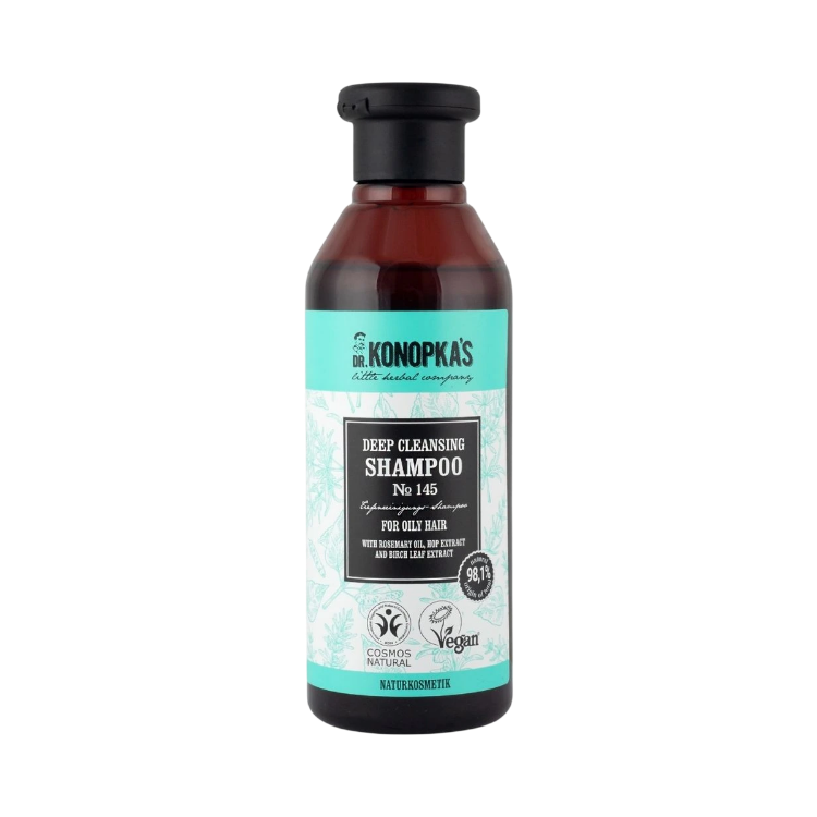 Obrázek Dr. Konopka's Hloubkově čisticí šampon №145 pro mastné vlasy - 280 ml - Dr. Konopka's