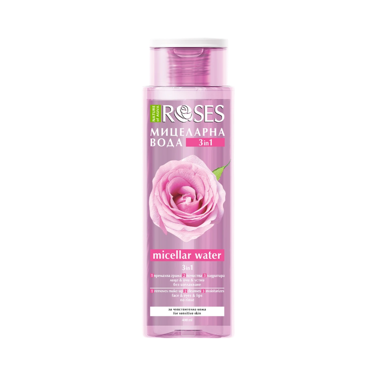 Obrázek HYDRA PLUS micelární voda 3v1 pro citlivou pokožku 400 ml - NATURE OF AGIVA