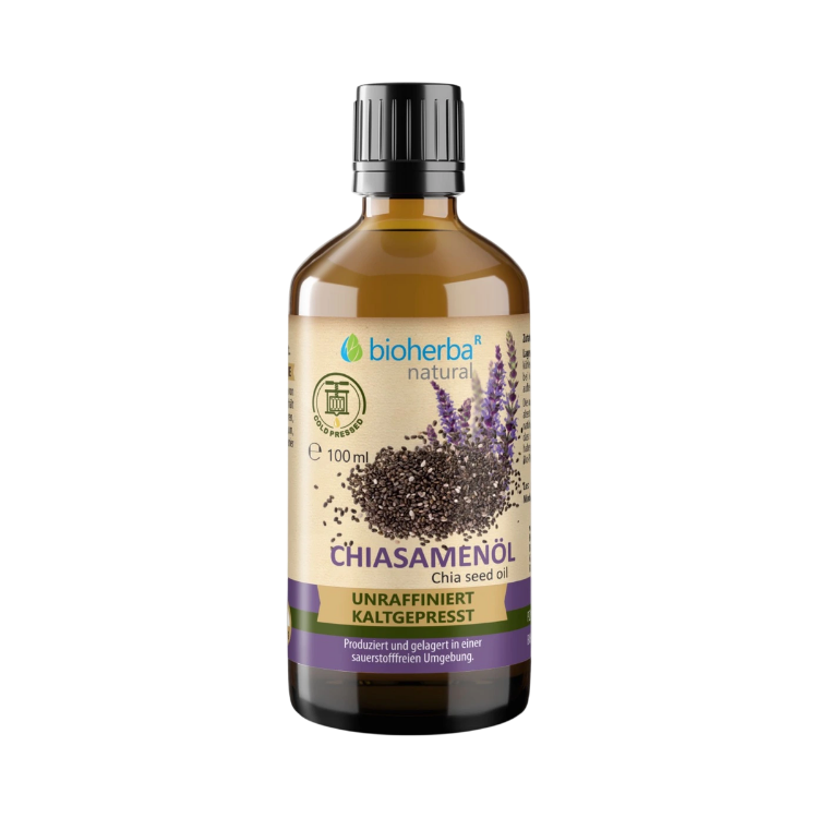 Obrázek Chia olej lisovaný za studena - 100 ml - Bioherba