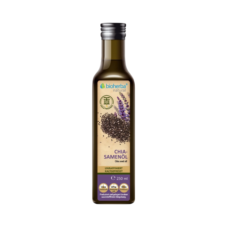 Obrázek Chia olej lisovaný za studena - 250 ml - Bioherba