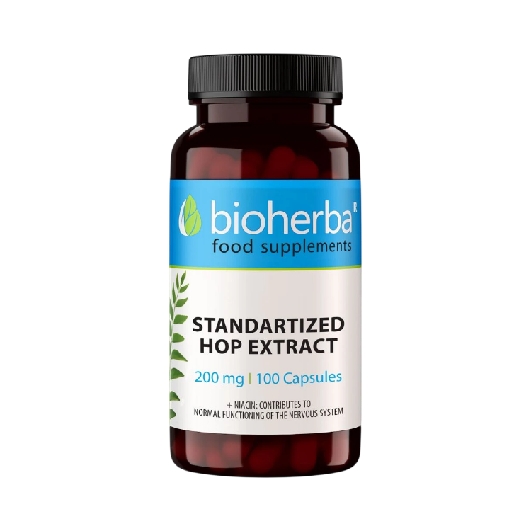 Obrázek Chmel extrakt 200 mg – 100 kapslí – Bioherba