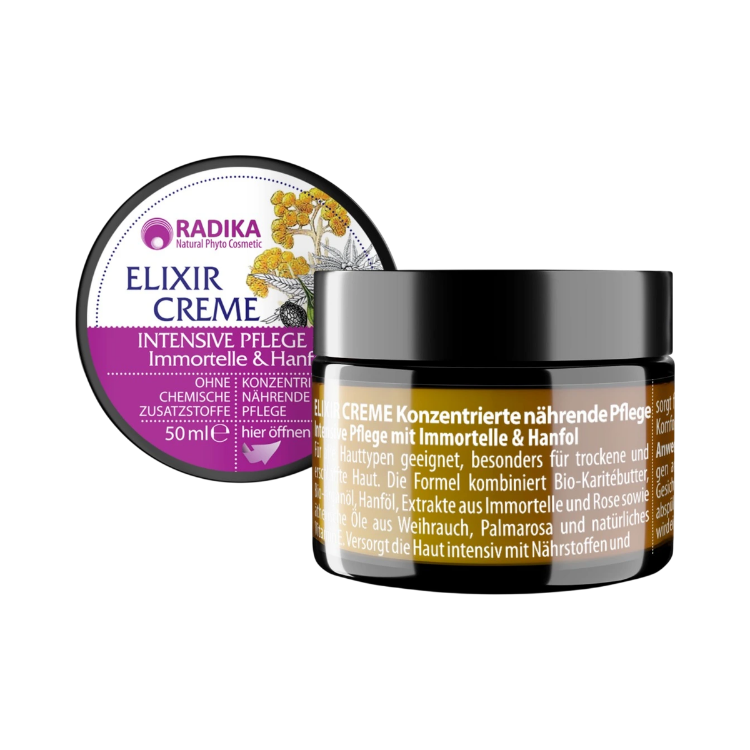Obrázek Intenzivní regenerační krém s olejem z immortelle a konopným olejem - 50 ml - Bioherba