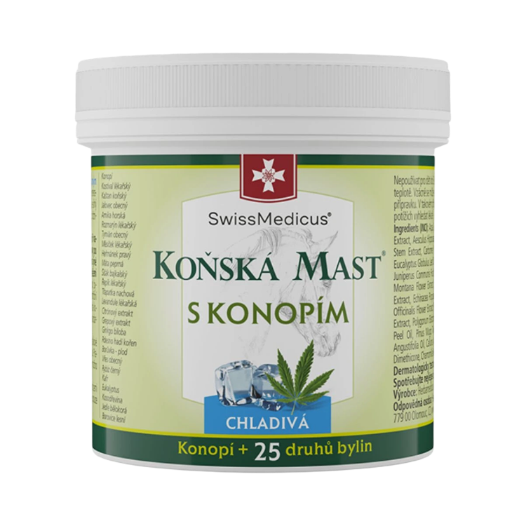 Obrázek Koňská mast s konopím chladivá - 500 ml - SwissMedicus