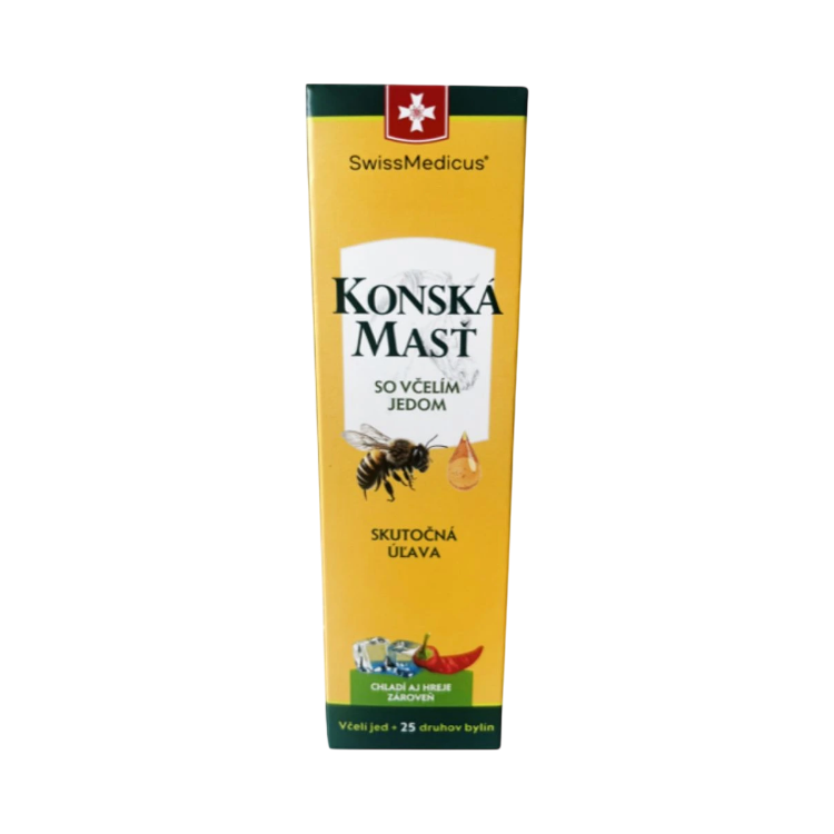 Obrázek Koňská mast se včelím jedem - 75 ml - SwissMedicus