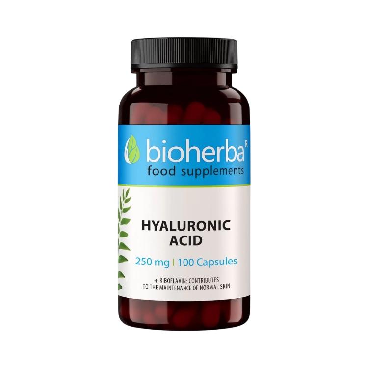 Obrázek Kyselina hyaluronová 250 mg – 100 kapslí – Bioherba
