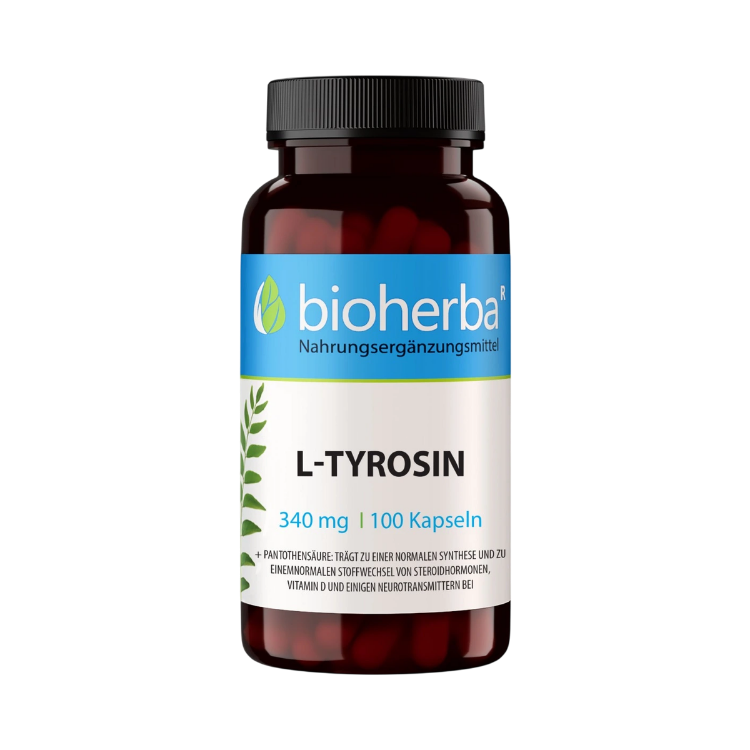 Obrázek L-Tyrozin 340 mg – 100 kapslí – Bioherba