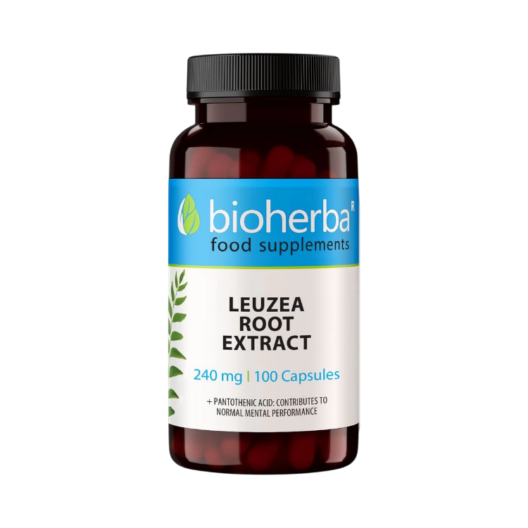Obrázek Leuzea (maralí kořen) 240 mg – 100 kapslí – Bioherba