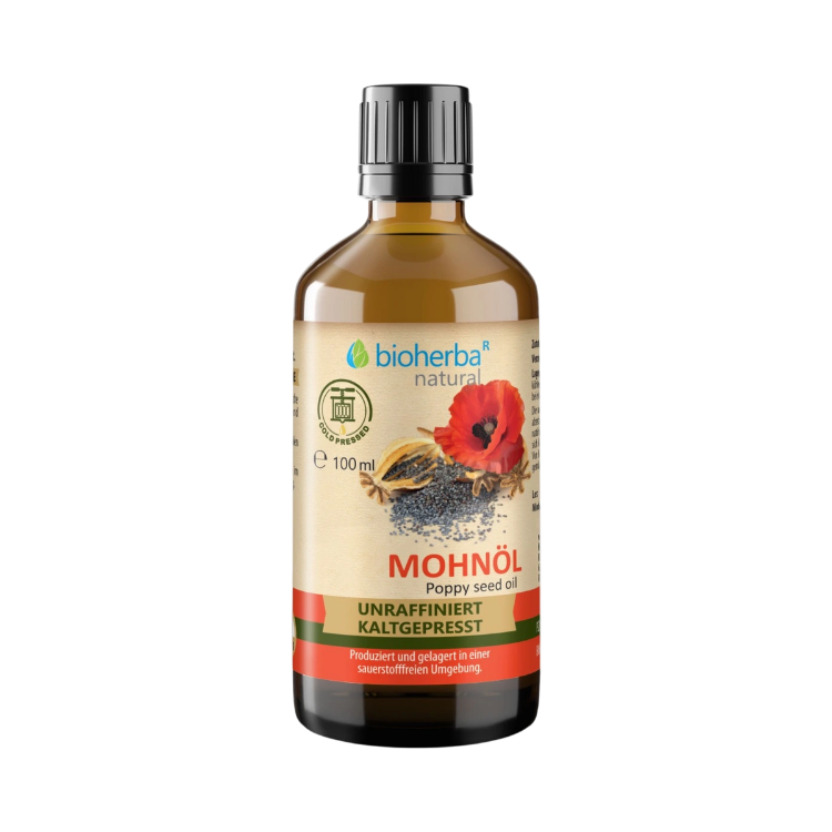 Obrázek Makový olej lisovaný za studena - 100 ml - Bioherba