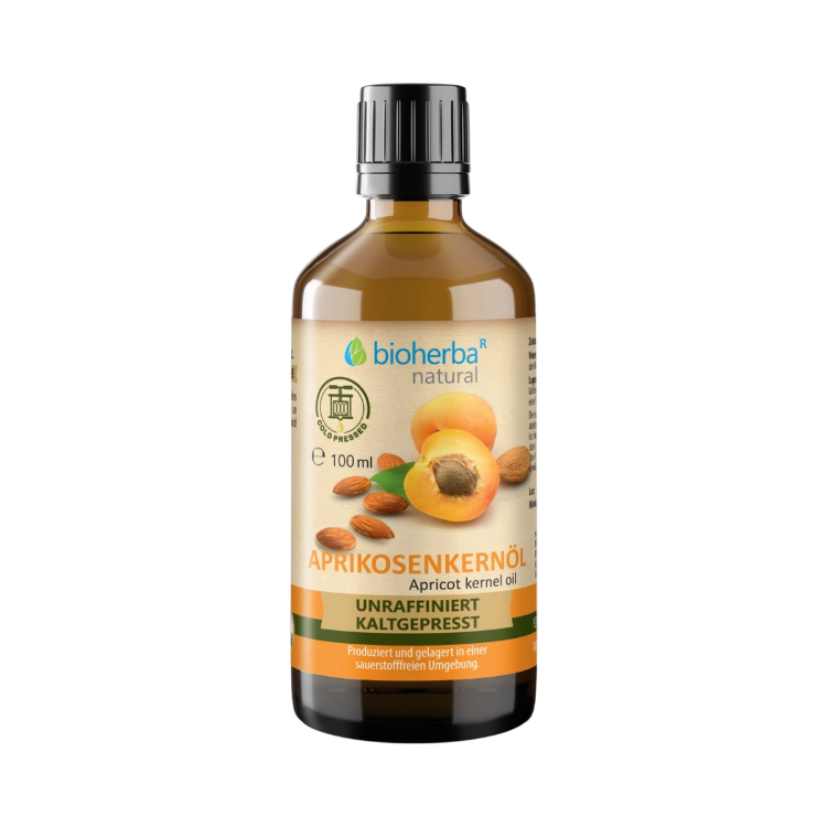 Obrázek Meruňkový olej z jader lisovaný za studena - 100 ml - Bioherba