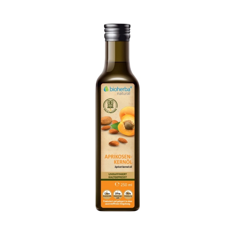 Obrázek Meruňkový olej z jader lisovaný za studena - 250 ml - Bioherba