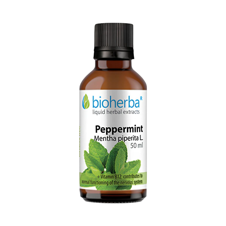 Obrázek Máta peprná – tinktura kapky – 50 ml – Bioherba