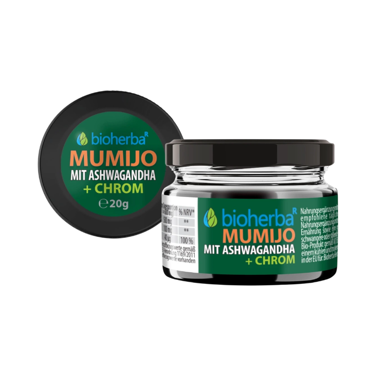 Obrázek Mumio extrakt Shilajit s ashwagandhou - 20 g - Bioherba