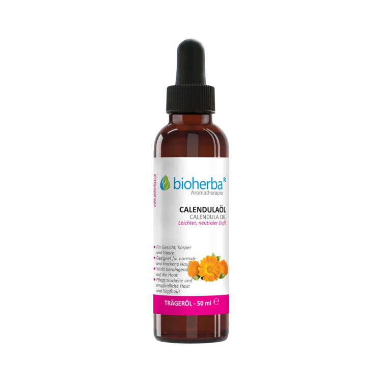 Obrázek Měsíčkový olej – čistý nosný olej – 50 ml – Bioherba