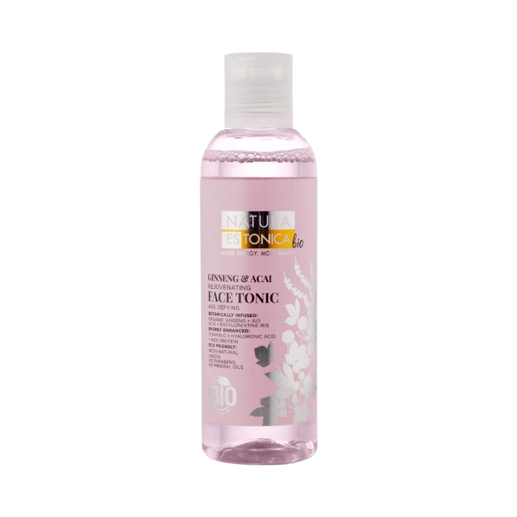 Obrázek Pleťové tonikum s ženšenem a acai - 200 ml - Natura Estonica