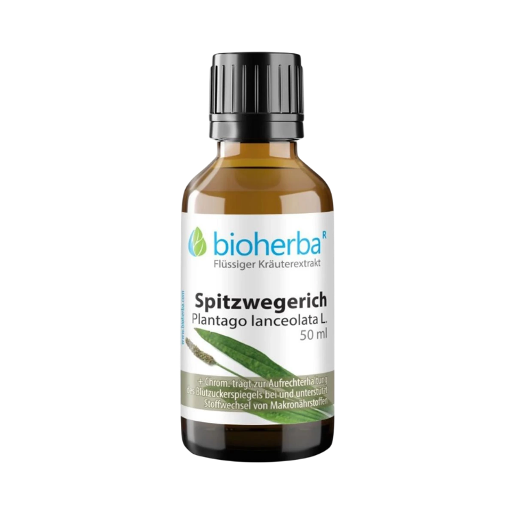 Obrázek Jitrocel kopinatý – tinktura kapky – 50 ml – Bioherba