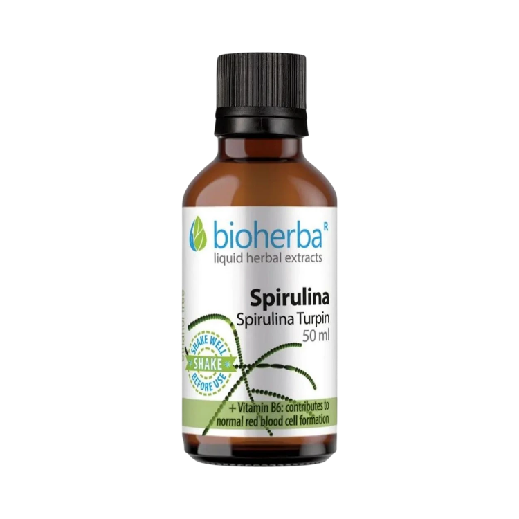 Obrázek Spirulina – tinktura kapky – 50 ml – Bioherba