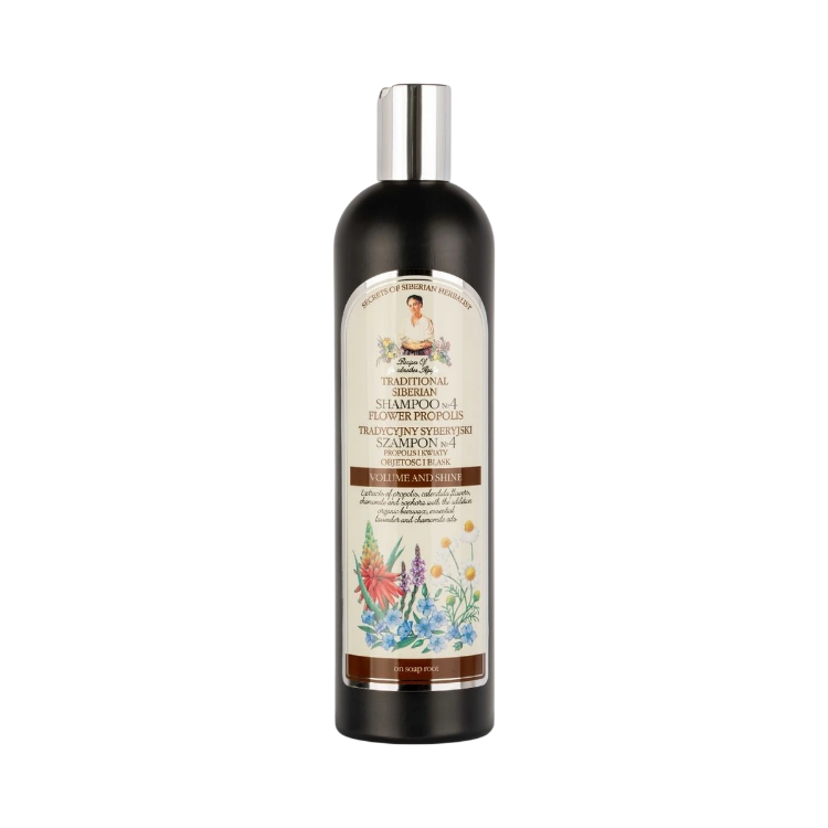 Obrázek Šampon na vlasy №4 – květový propolis - 550 ml - Babička Agafia