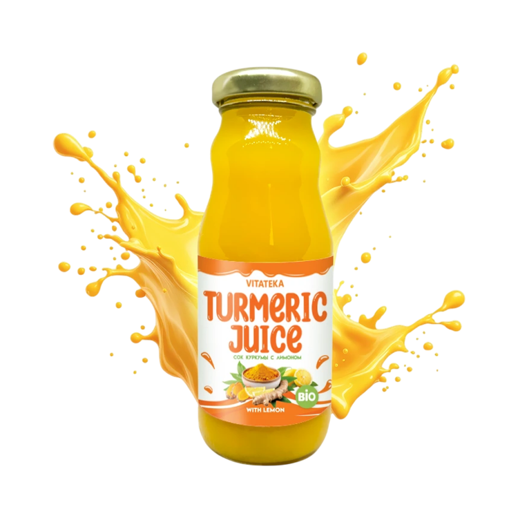 Obrázek Šťáva z kurkumy – 200 ml – Vitateka