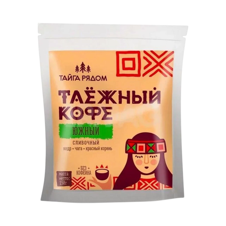 Obrázek Tajga káva s cedrem, čekankou, čagou a červeným kořenem - krémová - 150 g - Specialist