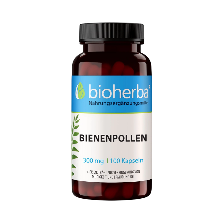 Obrázek Včelí pyl 300 mg – 100 kapslí – Bioherba
