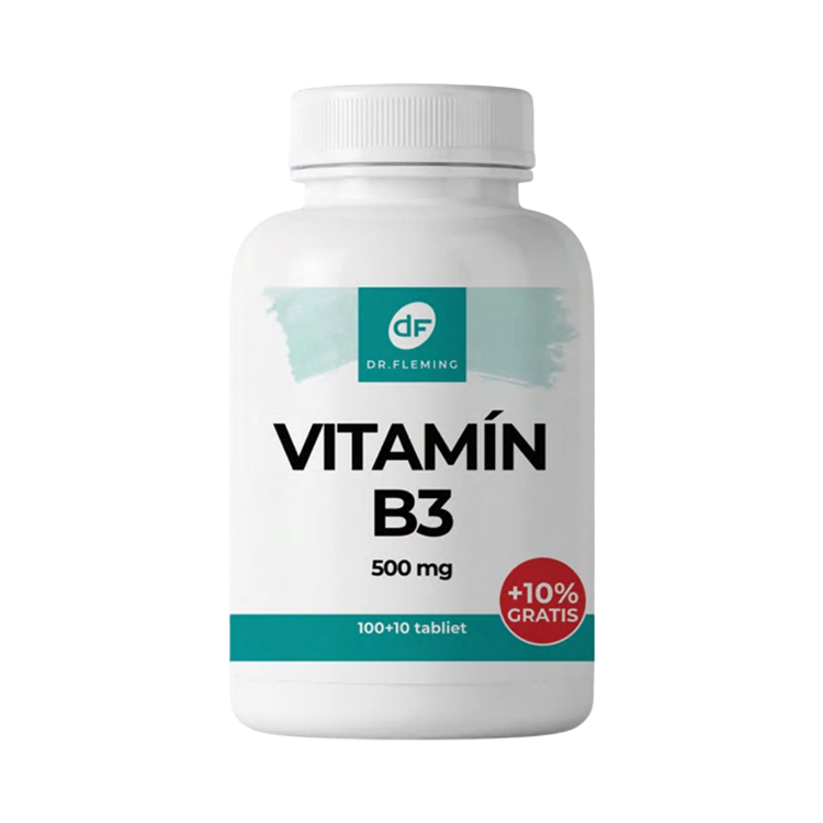 Obrázek Vitamín B3 500 mg - 110 tablet - Dr. Fleming