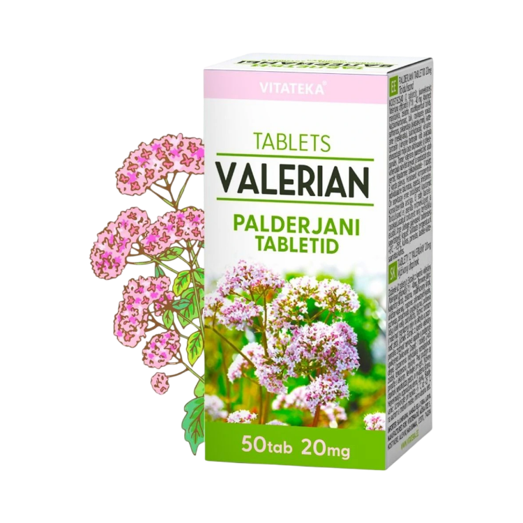 Obrázek Kozlík lékařský 20 mg - 50 tablet - Vitateka