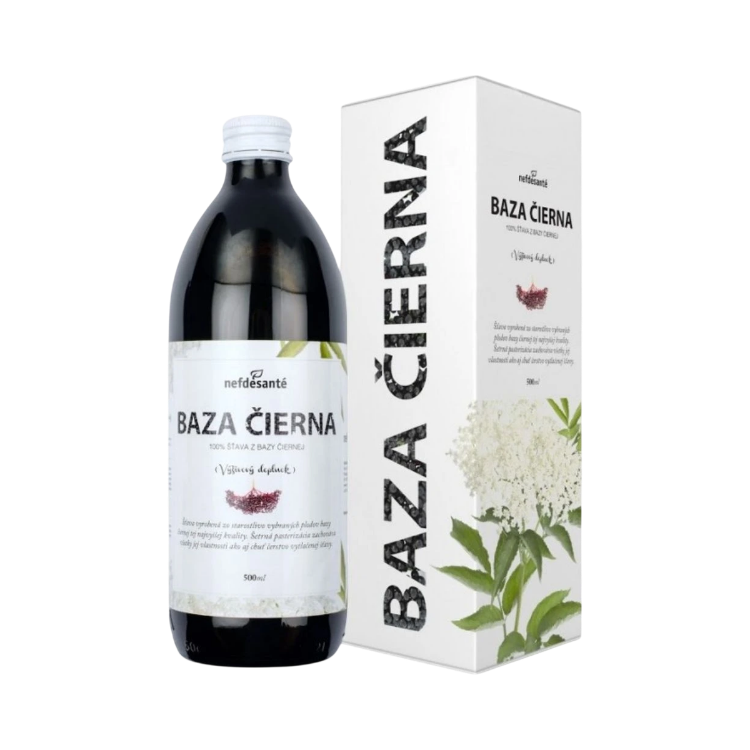 Obrázek Šťáva z černého bezu – 500 ml – Nefdesanté