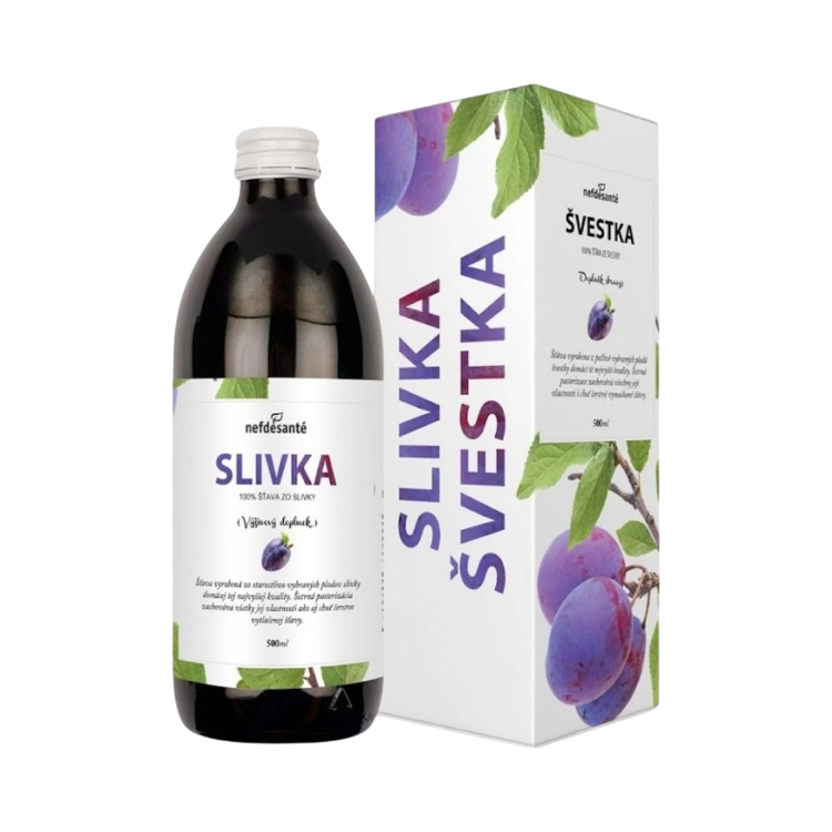 Obrázek Švestková šťáva – 500 ml – Nefdesanté