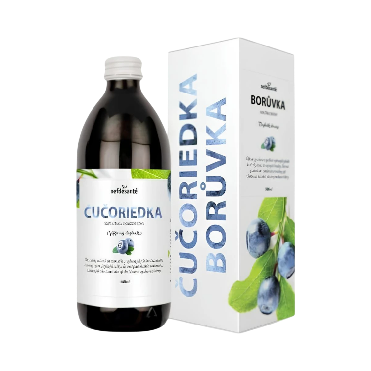 Obrázek Borůvková šťáva – 500 ml – Nefdesanté