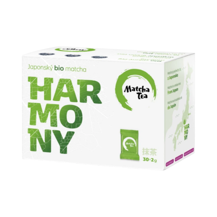 Obrázek BIO Matcha Tea Harmony – porcovaný zelený čaj – 30 × 2 g – KYOSUN