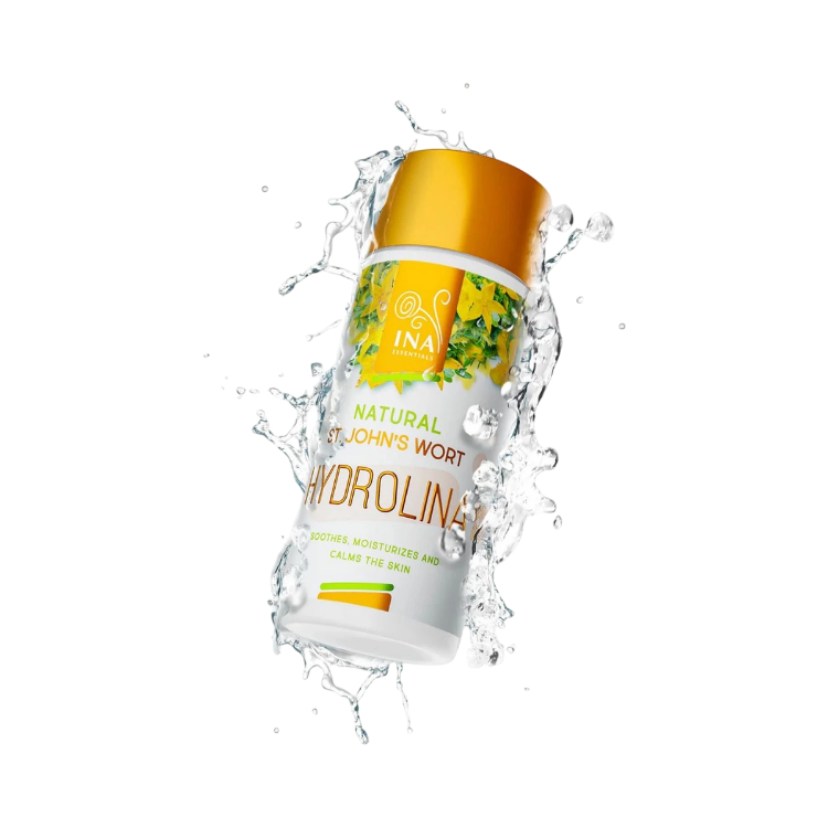 Obrázek HYDROLINA – voda z třezalky na psoriázu a podrážděnou pokožku – 150 ml – INA Essentials