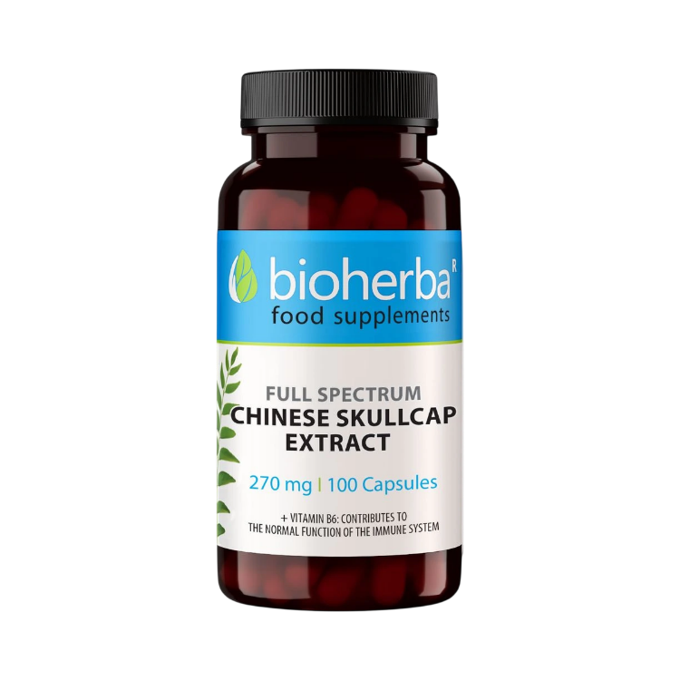 Obrázek Bajkalský šišák extrakt 270 mg – 100 kapslí – Bioherba