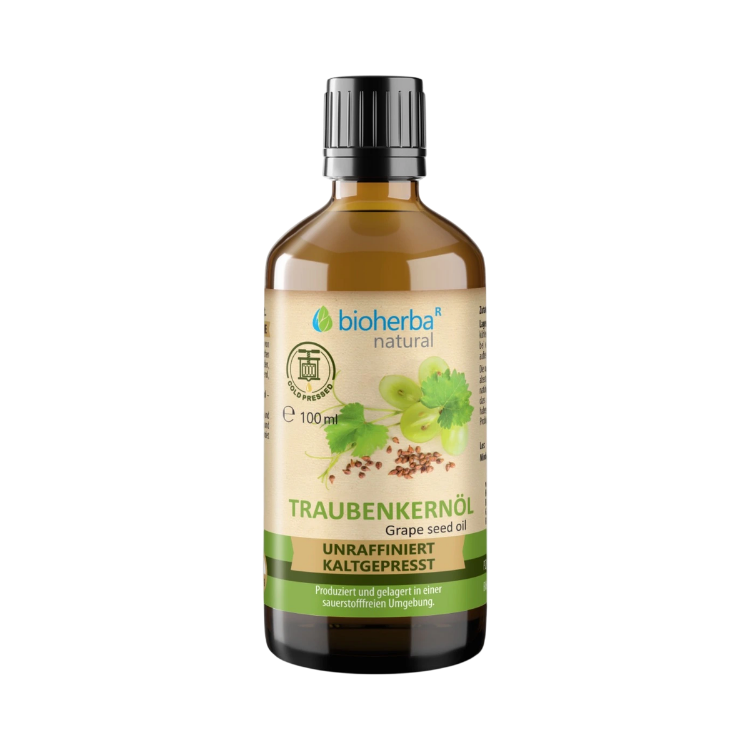 Obrázek Hroznový olej lisovaný za studena - 100 ml - Bioherba