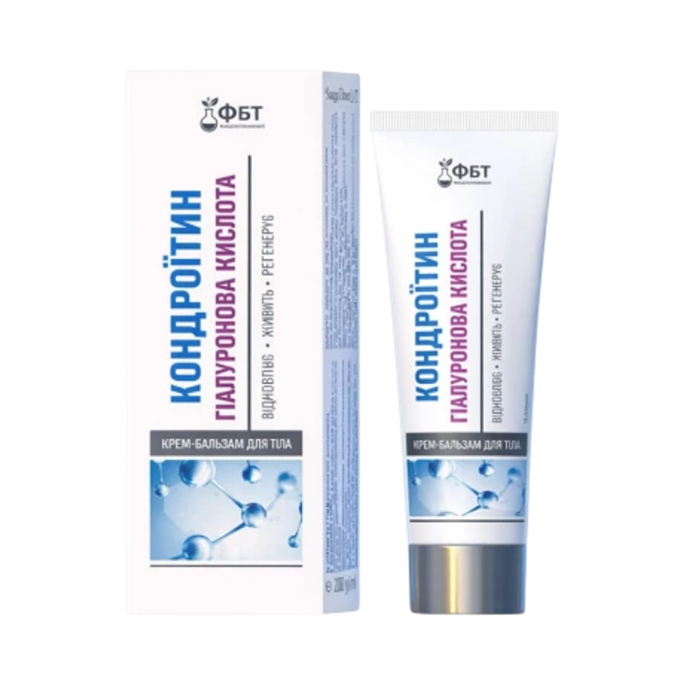 Obrázek Tělový krém-balzám s chondroitinem a kyselinou hyaluronovou – 75 ml – FBT