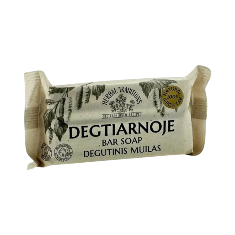 Obrázek Dehtové tuhé mýdlo na obličej a tělo – 140 g – Herbal Traditions