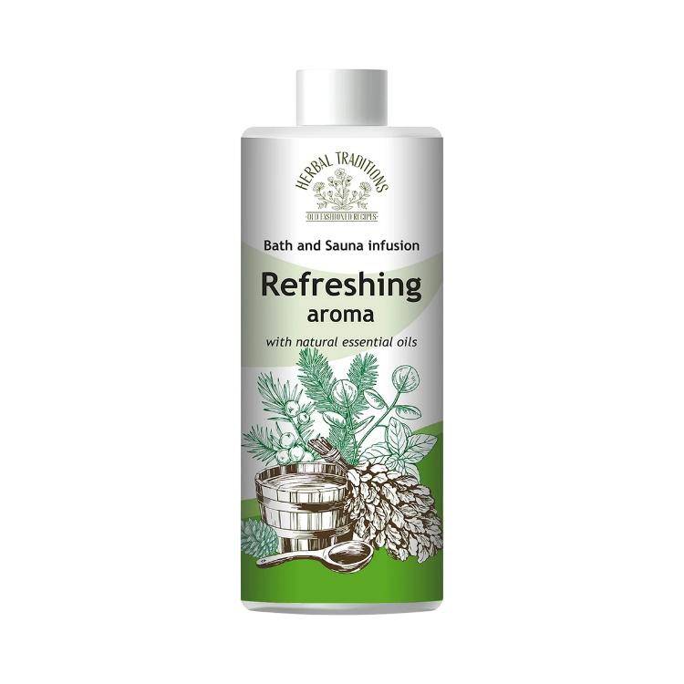 Obrázek Osvěžující aroma do koupele, sauny a parní lázně - 500 ml - Herbal Traditions