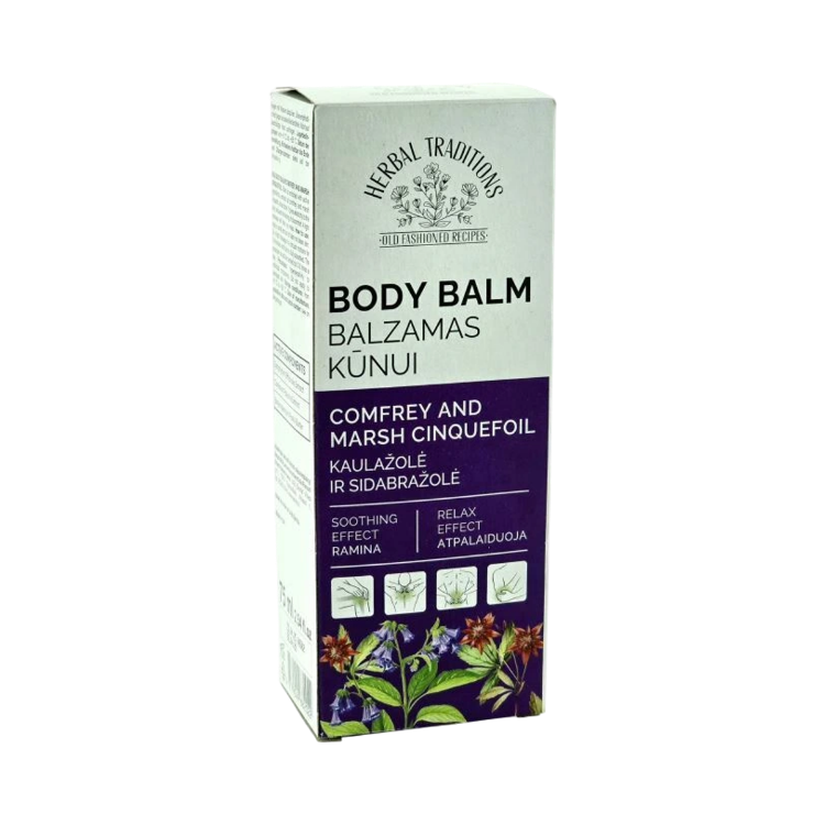 Obrázek Tělový balzám s kostivalem a zábělníkem bahenním – 75 ml – Herbal Traditions