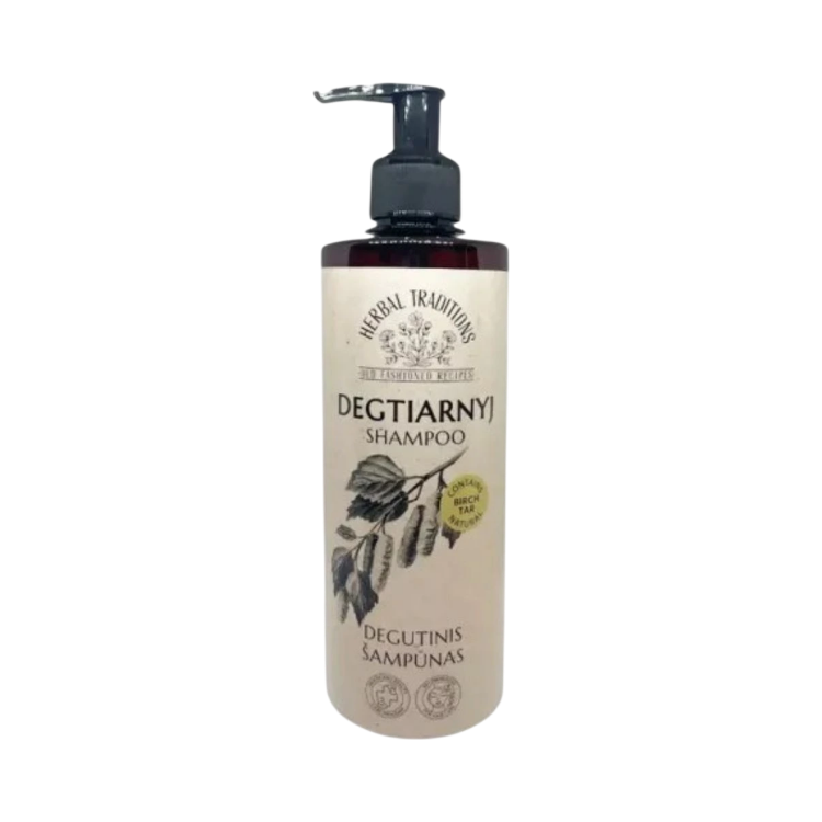 Obrázek Dehtový šampon na mastné vlasy – 400 ml – Herbal Traditions