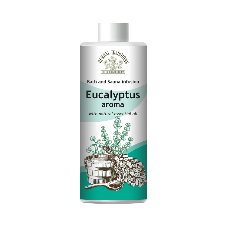 Obrázek Eukalyptové aroma do koupele, sauny a parní lázně - 500 ml - Herbal Traditions