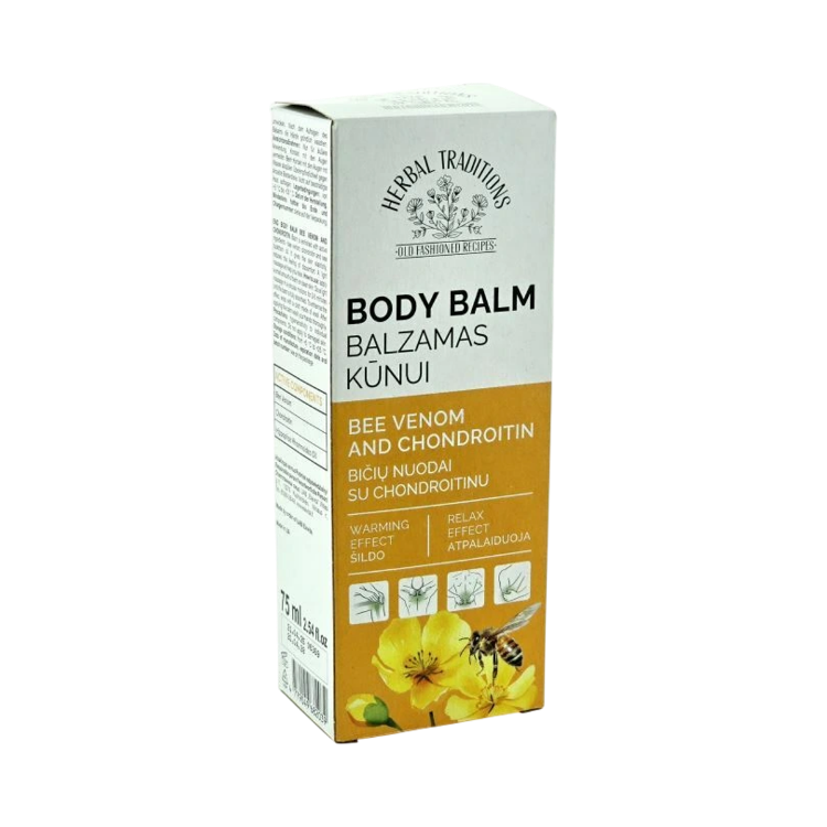 Obrázek Tělový balzám s včelím jedem a chondroitinem - 75 ml - Herbal Traditions