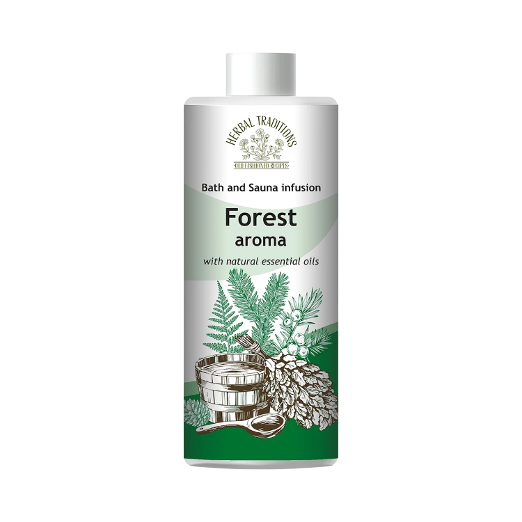 Obrázek Lesní aroma do koupele, sauny a parní lázně – 500 ml – Herbal Traditions