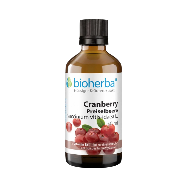 Obrázek Brusinka (Preiselbeere) kapky – tinktura – 50 ml – Bioherba
