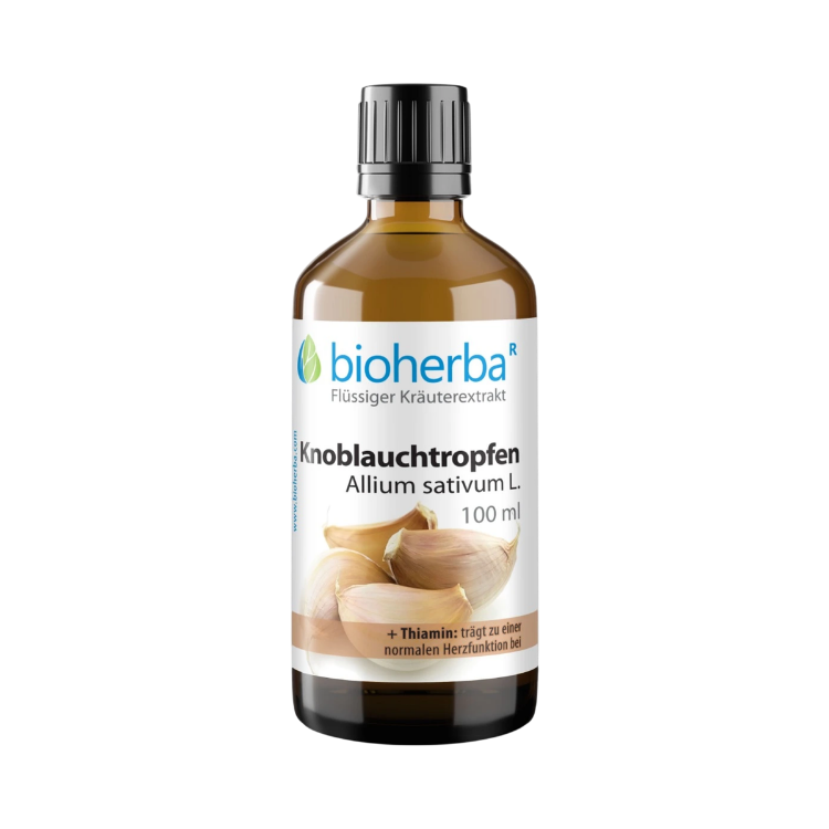 Obrázek Česnek kapky – tinktura – 100 ml – Bioherba
