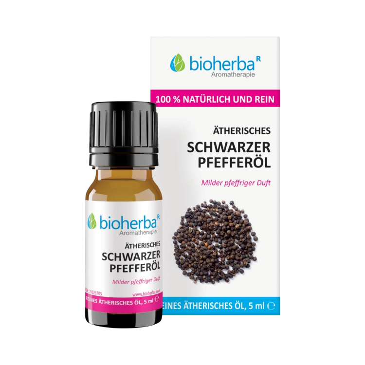 Obrázek Esenciální olej černý pepř – 5 ml – Bioherba