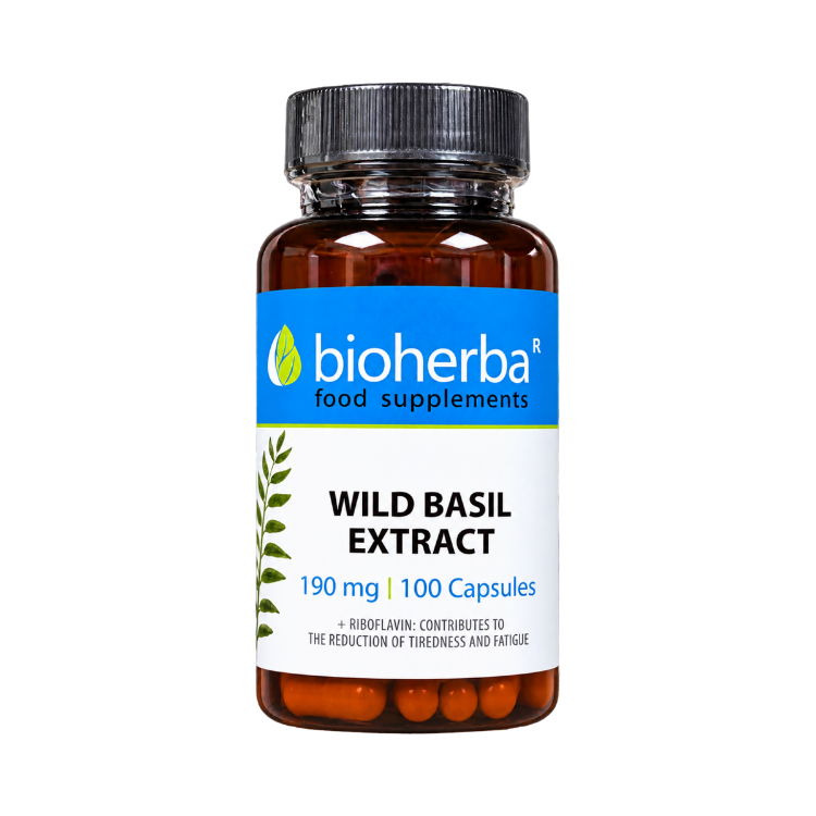 Obrázek Extrakt z divoké bazalky 190 mg – 100 kapslí – Bioherba