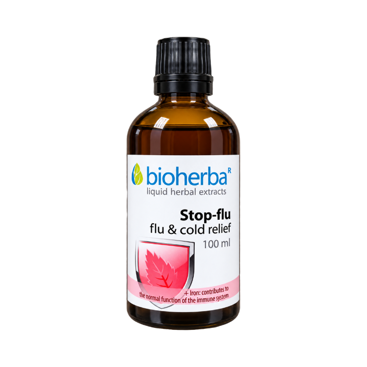 Obrázek Bylinný komplex Stop-flu na podporu imunity – 100 ml – Bioherba