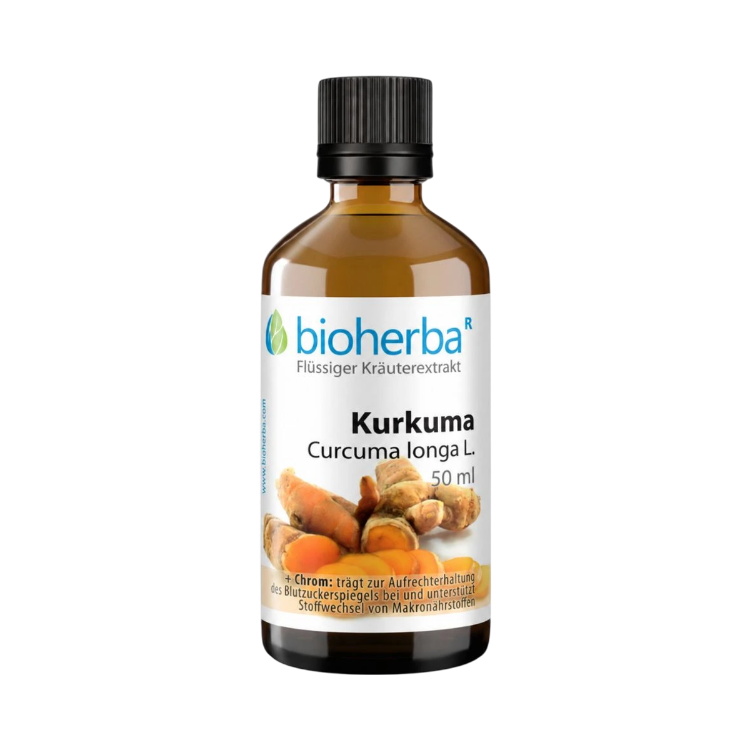 Obrázek Kurkuma kapky – tinktura – 50 ml – Bioherba